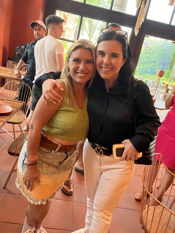 Leila Fittipaldi con Margarita Pasos
